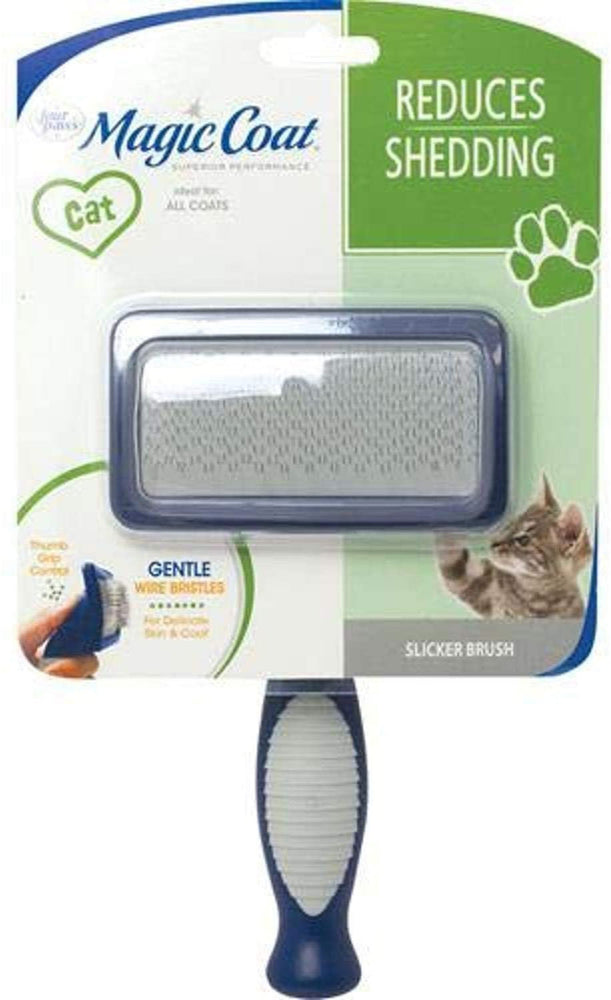 Four Paws Magic Coat Cat Slicker Brush 1ea/One Size for your Pet Dog with Pet Store X.