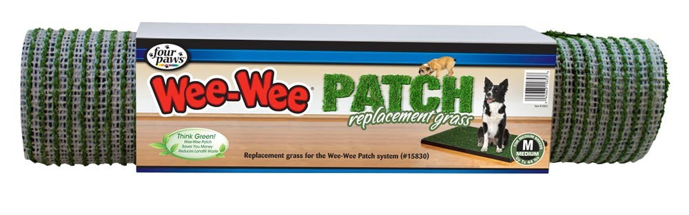 Four Paws Wee-Wee Dog Grass Replacement Patch 1ea/Medium(1 ct) for your Pet Dog with Pet Store X.