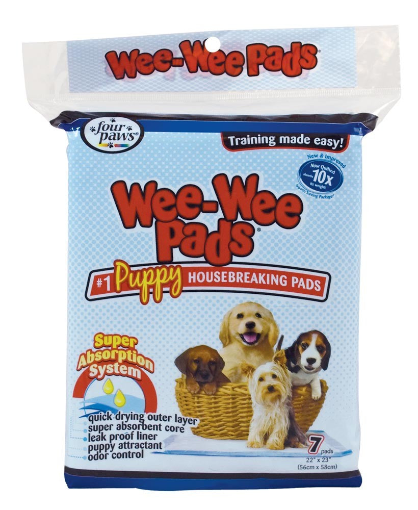 Four Paws Four Paws Wee-Wee Superior Performance Dog Pee Pads 1ea/7 ct, 22 in X 23 in for your Pet Dog with Pet Store X.