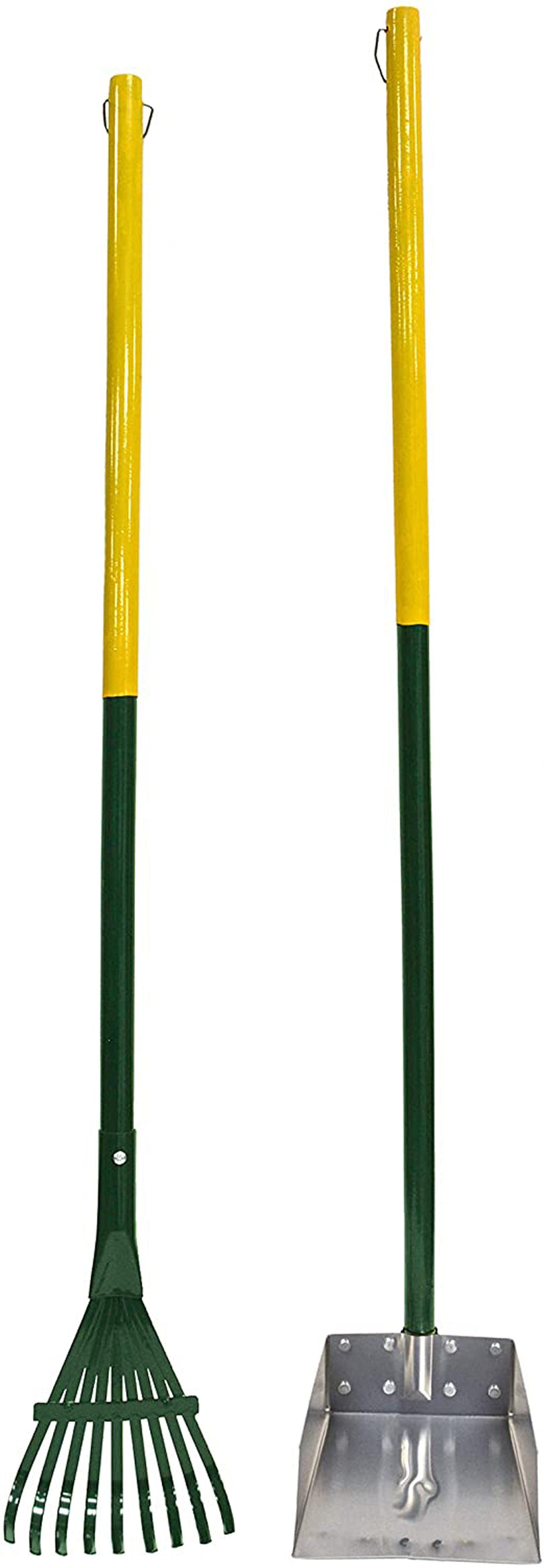 Four Paws Dog Rake & Scooper Set for Pet Waste Pick-up Rake & Pan Set 1ea/SMall, 7 in X 7 in X 38 in for your Pet Dog with Pet Store X.