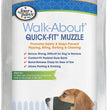 Four Paws Walk-About Quick-Fit Dog Muzzle 1ea/2 - SMall for your Pet Dog with Pet Store X.