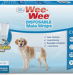 Four Paws Wee-Wee Disposable Male Dog Wraps 12 Count 1ea/Medium / Large