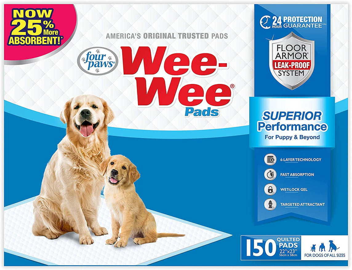 Four Paws Four Paws Wee-Wee Ultimate Attractant Dog Pee Pads with Grass Scent 1ea/10 ct for your Pet Dog with Pet Store X.