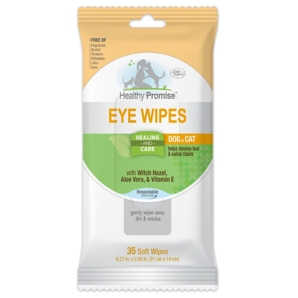 Four Paws Healthy Promise Pet Eye Wipes Eye Wipes 1ea/35 ct for your Pet Dog with Pet Store X.