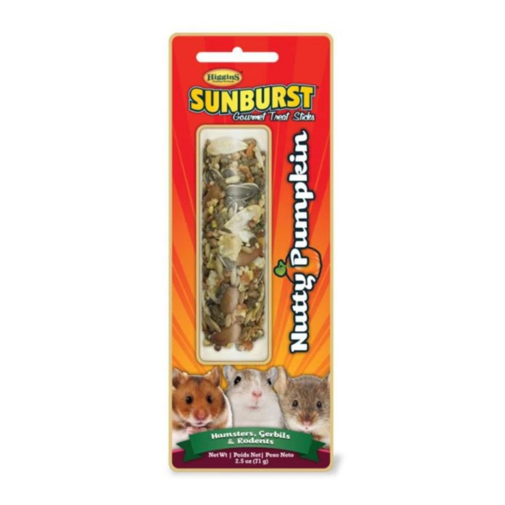 Sunburst Small Animal Treat Stick Nutty Pumpkin 2.5oz.