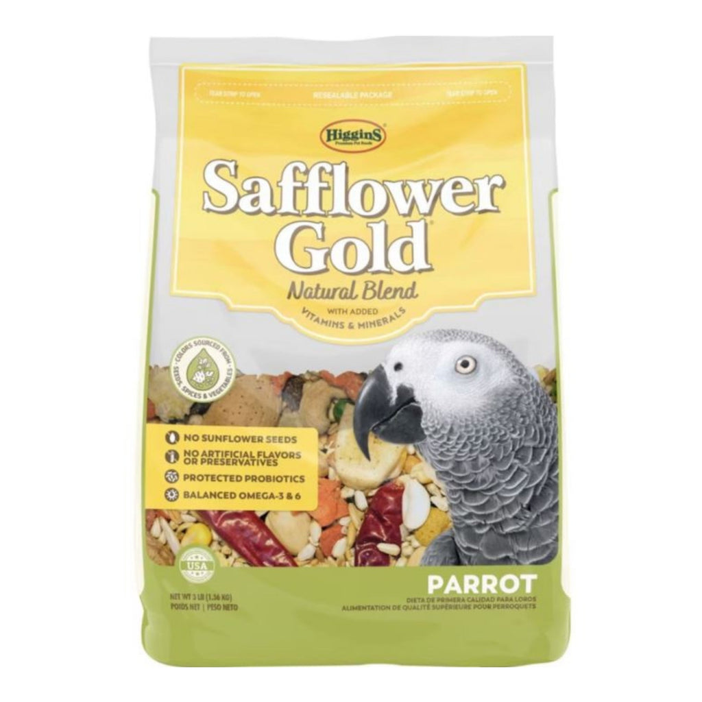 Safflower Gold Blend Conure & Cockatiel 3 Lb