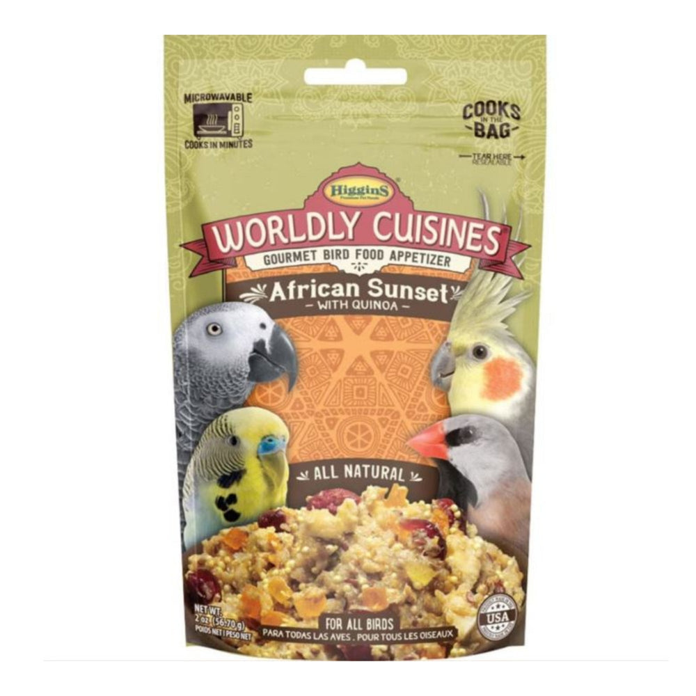 Worldly Cuisines Bird Food Appetizer African Sunset 2oz.