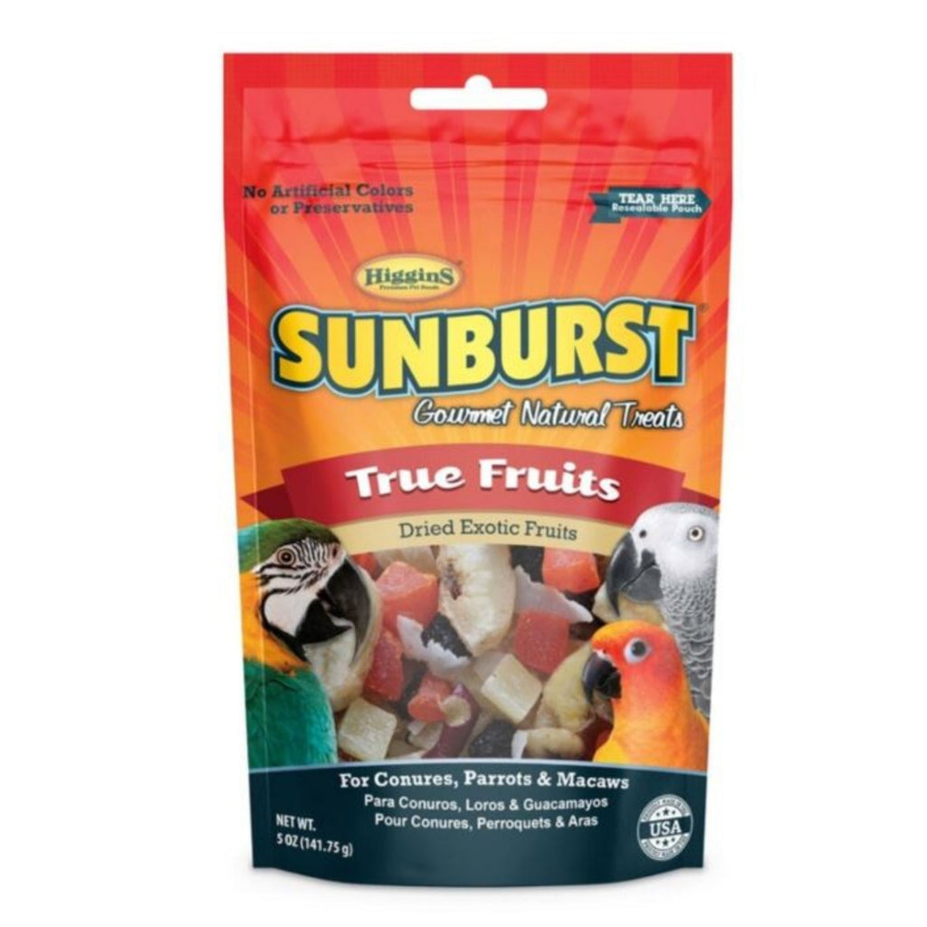 Sunburst Gourmet Natural Avian Treat True Fruits 5oz.