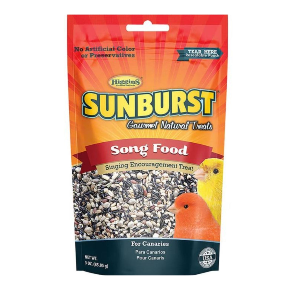 Sunburst Gourmet Natural Avian Treat Song Food 3oz.