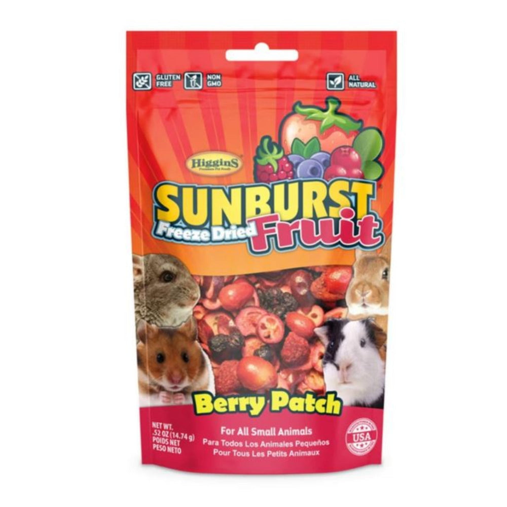 Sunburst Freeze Dried Fruit Small Animal Treat Berry Patch .52oz.