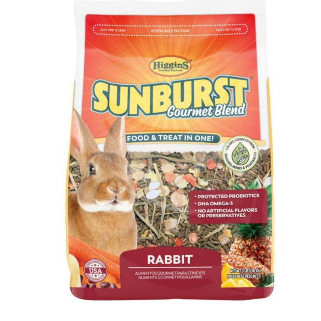 Sunburst Gourmet Blend Rabbit 3 Lb