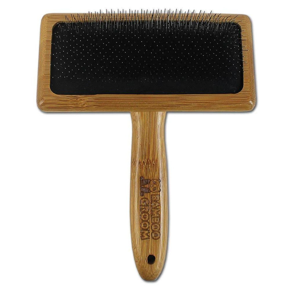 Bamboo Groom Slicker Brush Large