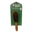 Bamboo Groom Oval Boar Bristle Brush Large