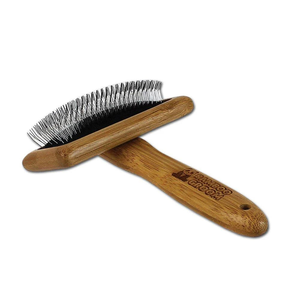 Bamboo Groom Slicker Brush Medium