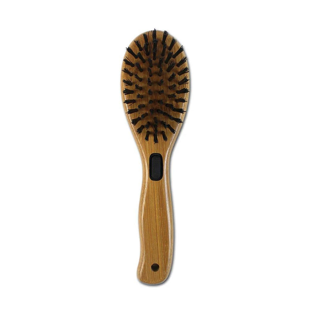 Bamboo Groom Combo Brush with Bristles and Pins Small/Medium