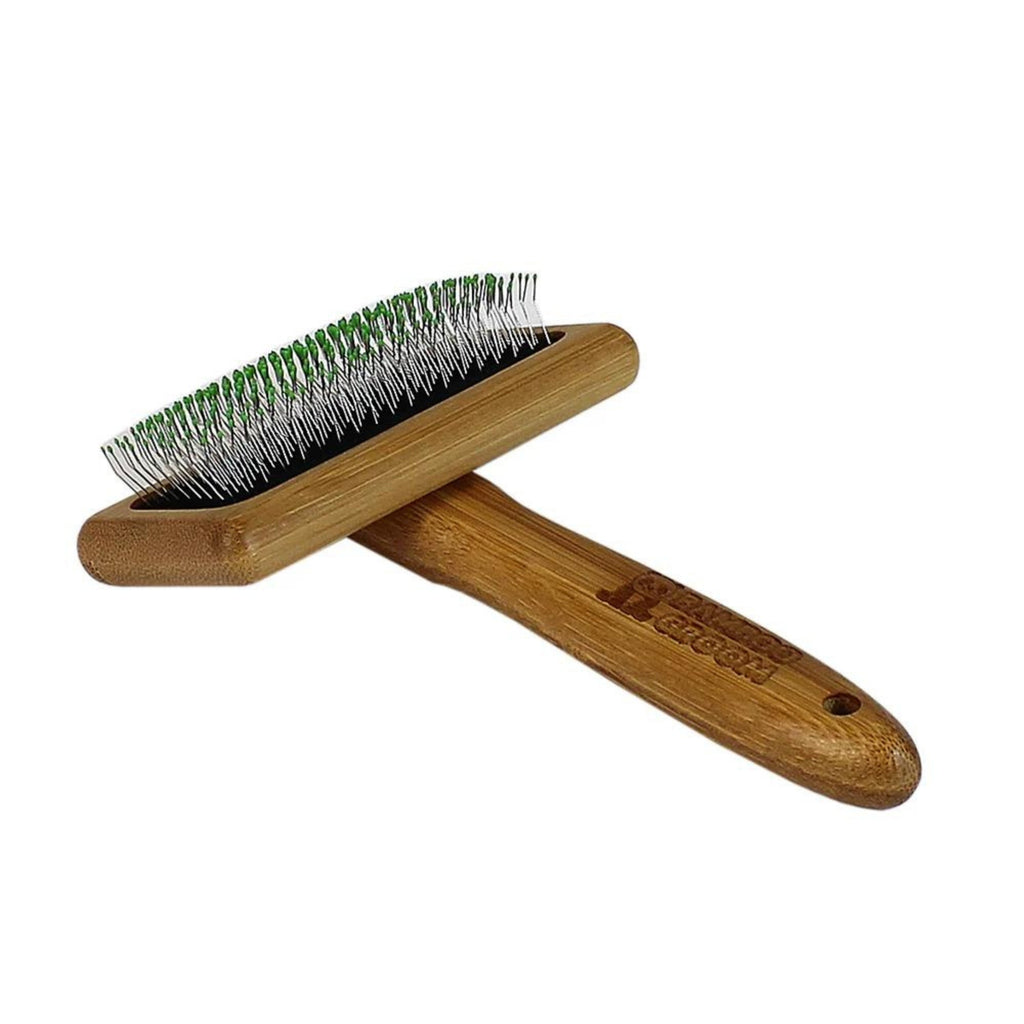 Bamboo Groom Soft Slicker Brush Medium