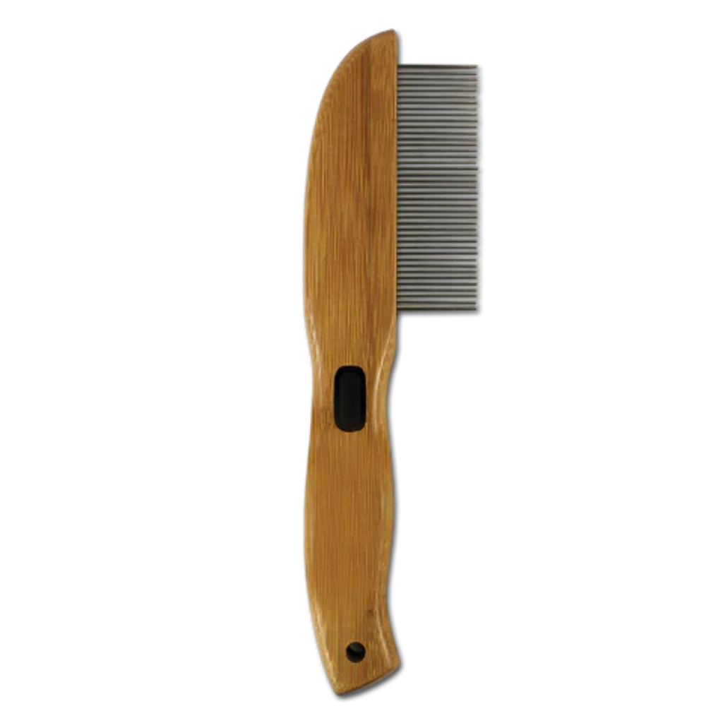 Bamboo Groom Rotating Pin Comb