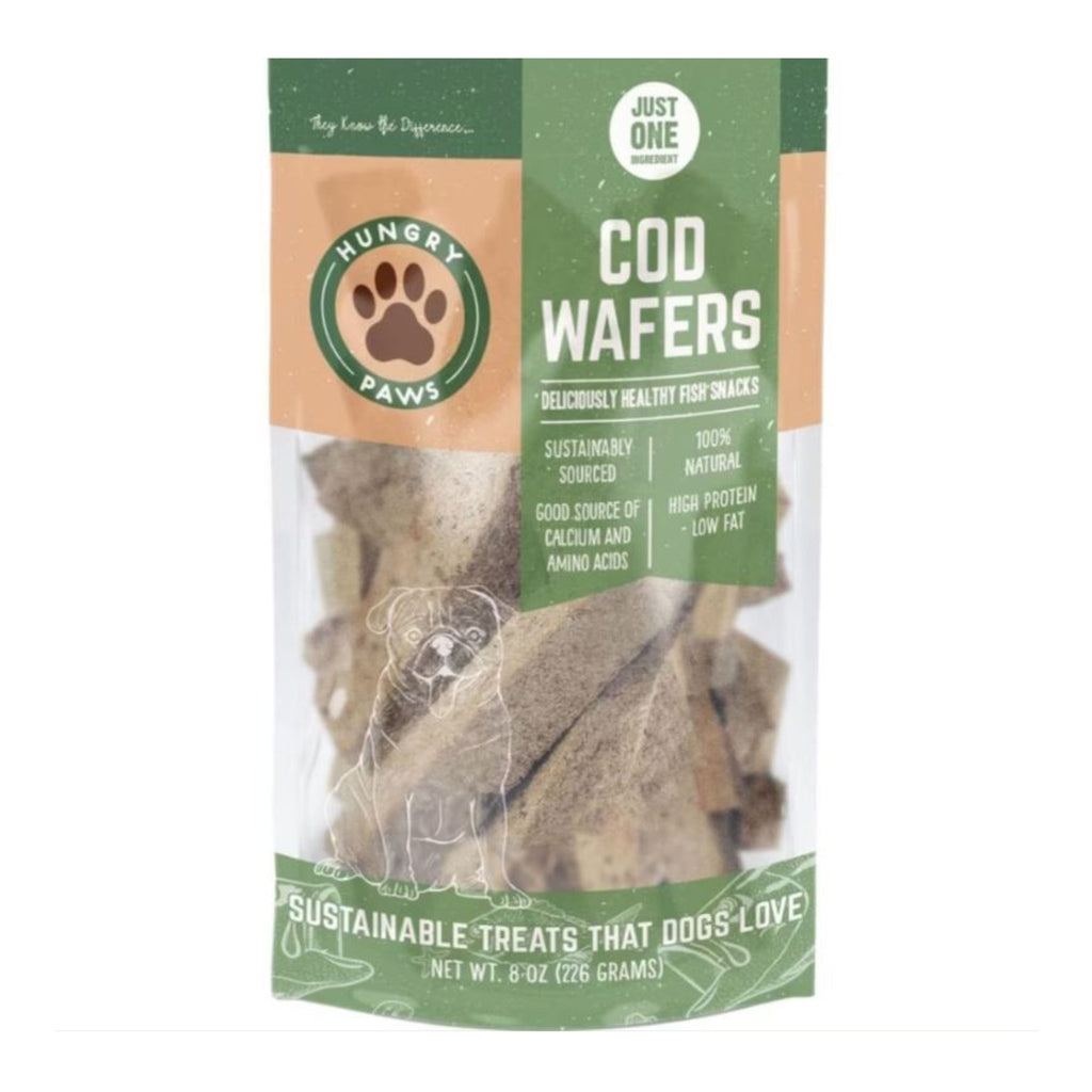 Hungry Paws Wafers Single Ingredient Treat Cod 8oz.