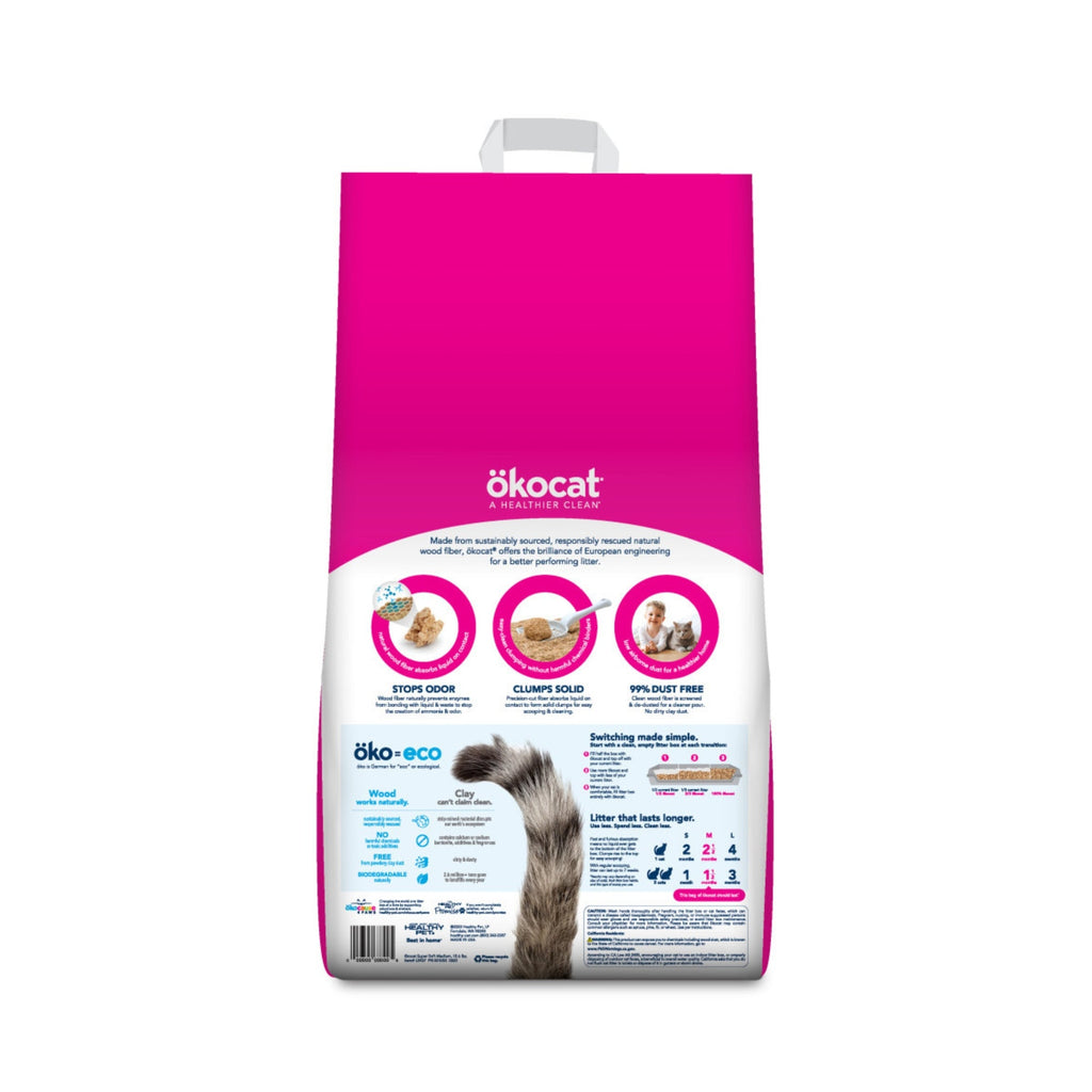 Okocat Litter Super Soft Clumping Wood Cat Litter 1ea/10.6 lb