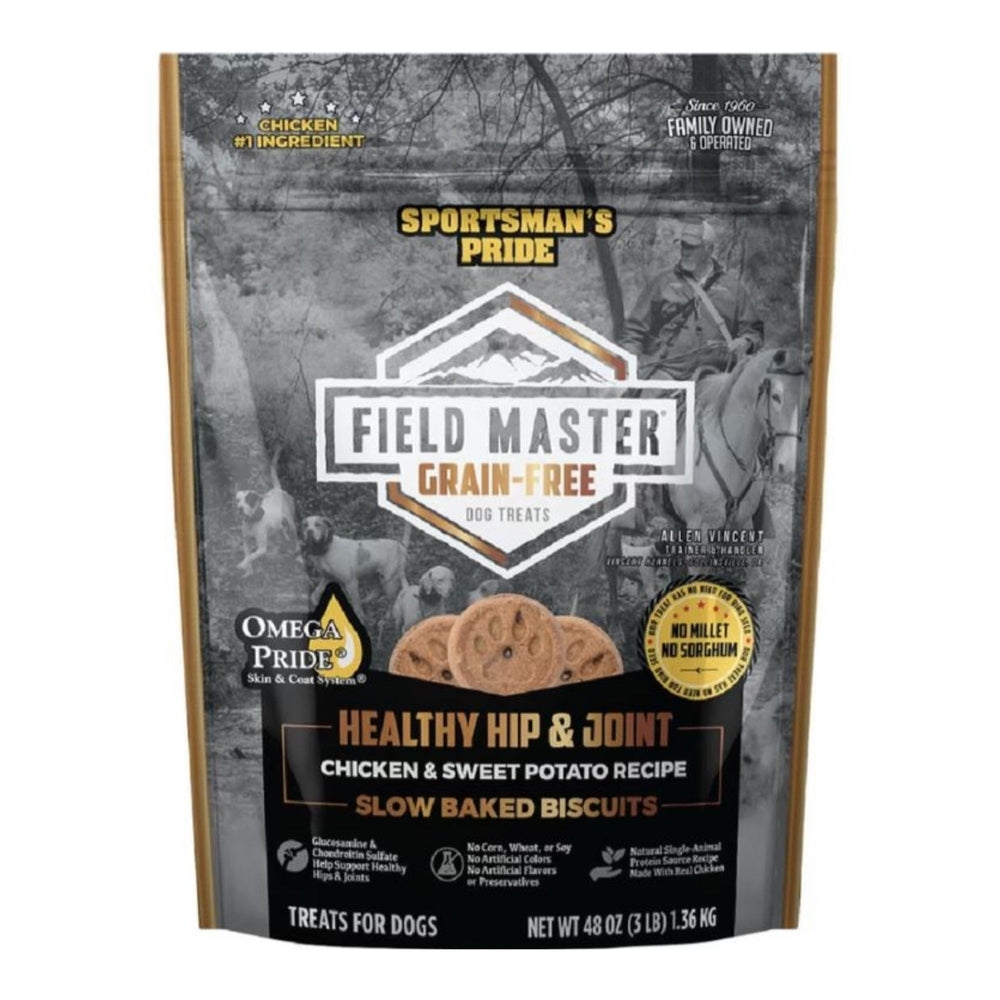 Field Master Healthy Hip & Joint Grainfree  Dog Treats Chicken/Sweet Potato 48oz.