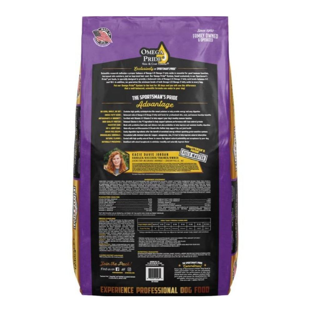 Field Master Grain Free Dog Food Chicken/Sweet Potato/Berry 30 Lb