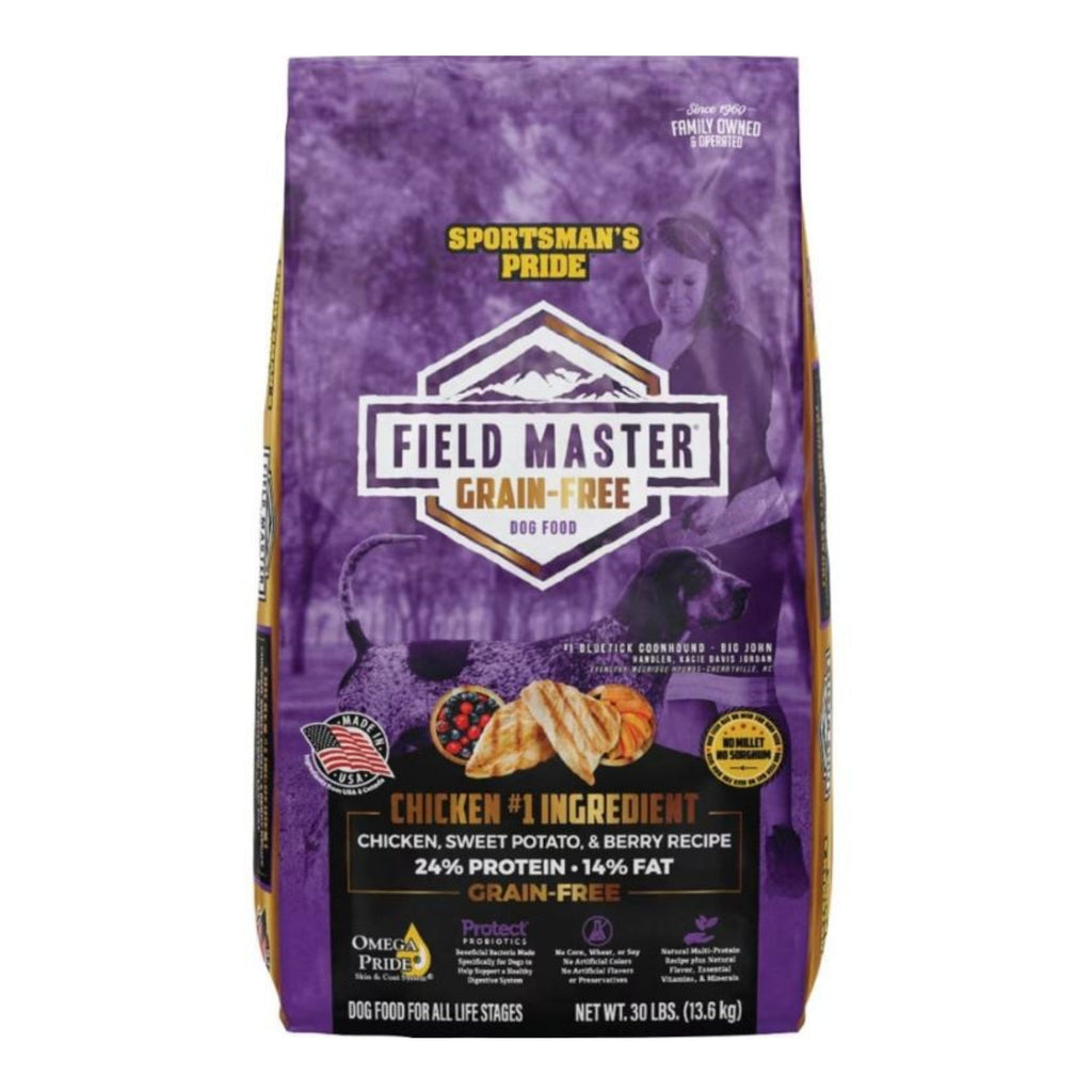 Field Master Grain Free Dog Food Chicken/Sweet Potato/Berry 30 Lb