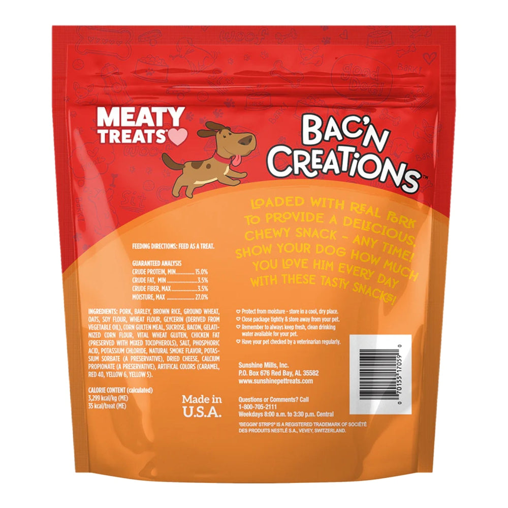 Meaty Treats Bac'N Creations Bacon 25oz.