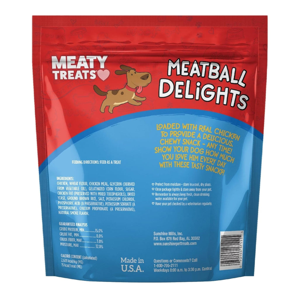 Meaty Treats Meatball Delights Chicken/Rice 20oz.