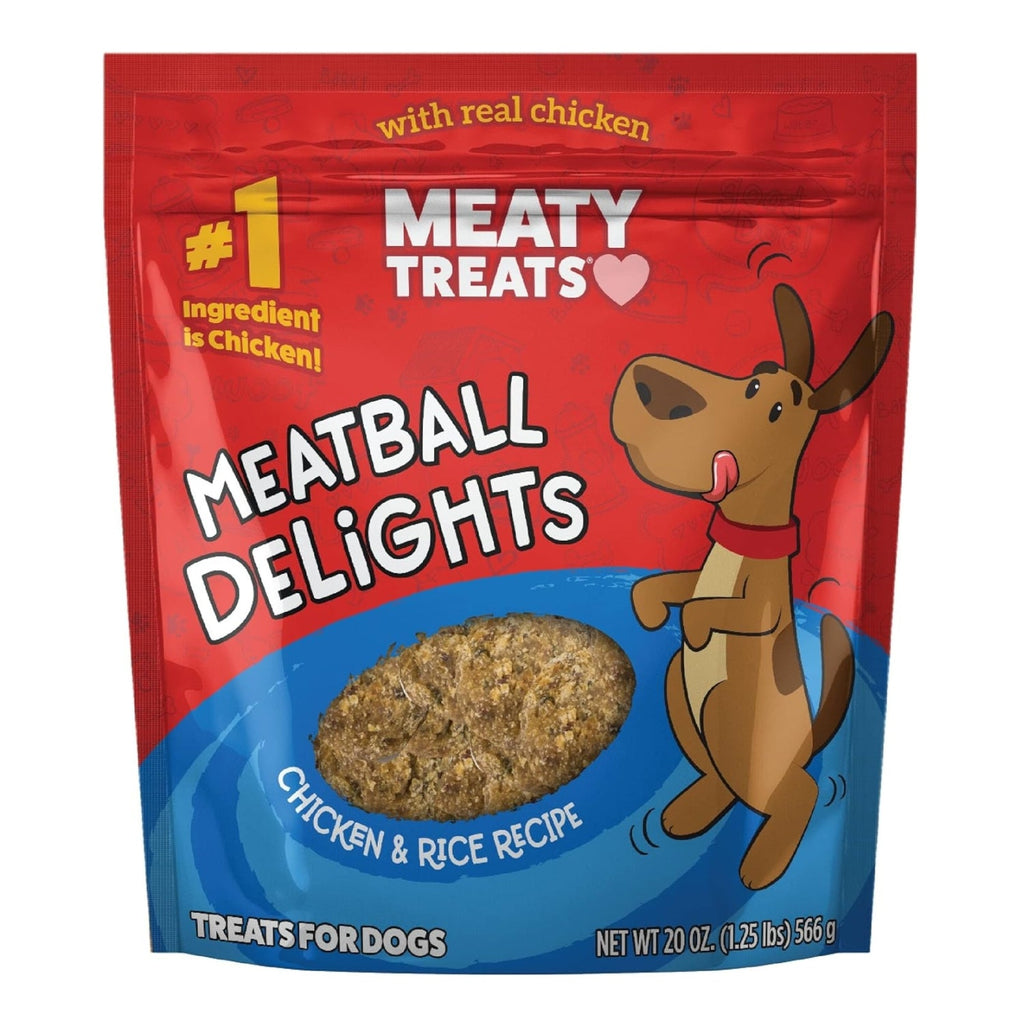 Meaty Treats Meatball Delights Chicken/Rice 20oz.