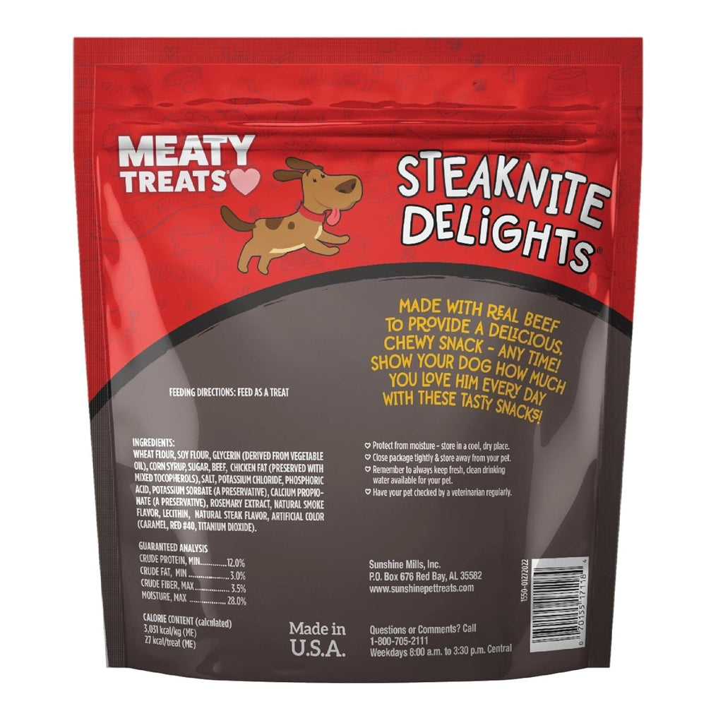 Meaty Treats Steaknite Delights Beef 25oz.