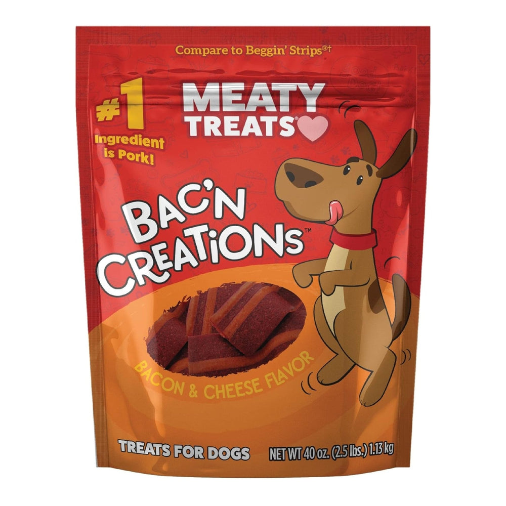 Meaty Treats Bac'N Creations Bacon/Cheese 40oz.