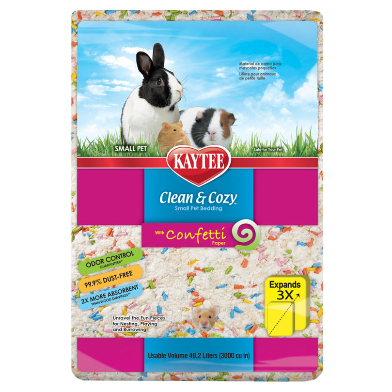 Kaytee Clean & Cozy Confetti Bedding 1ea/492 l for your Pet Small Animal with Pet Store X.