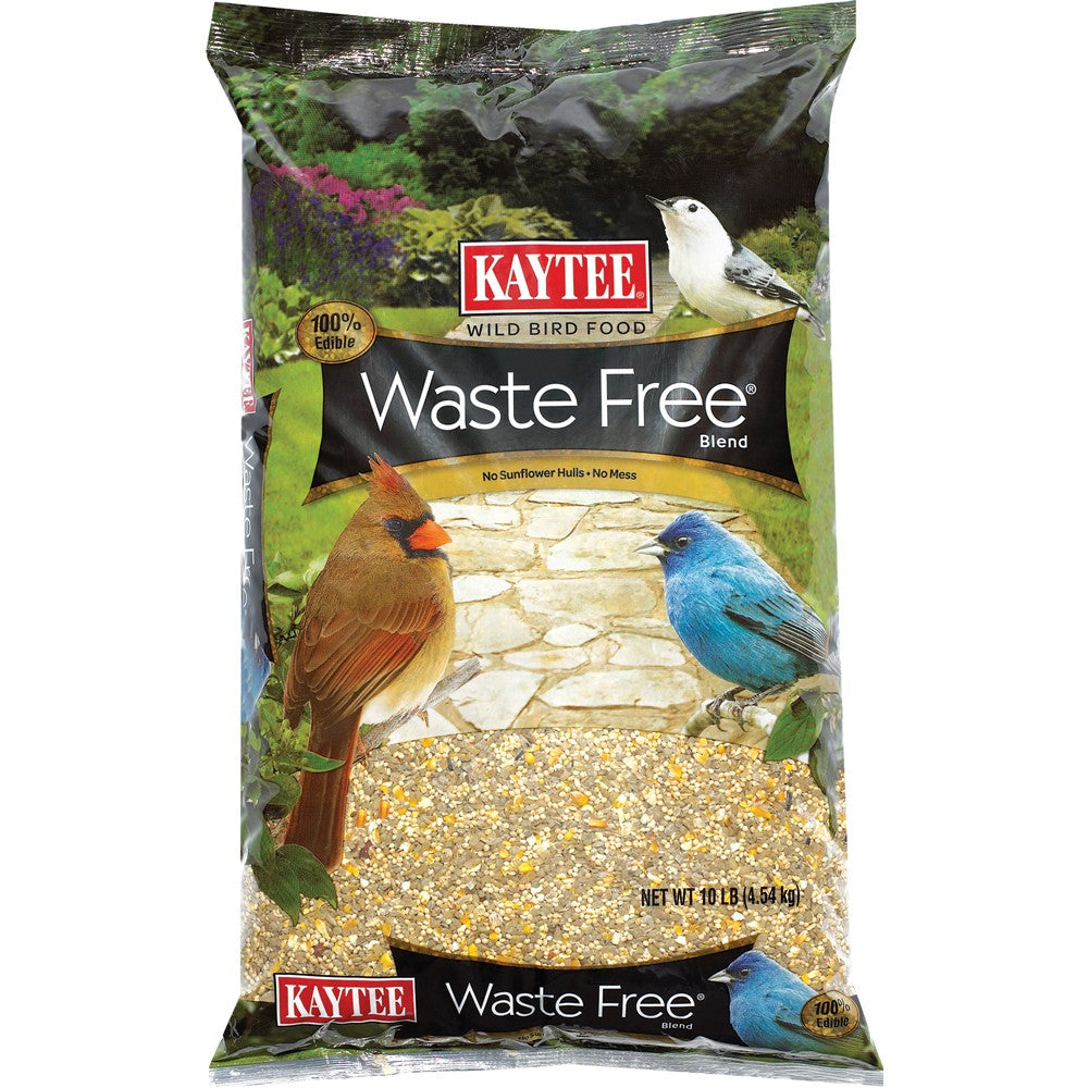 Kaytee Waste Free Blend Wild Bird Food 1ea/10 lb for your Pet Small Animal with Pet Store X.