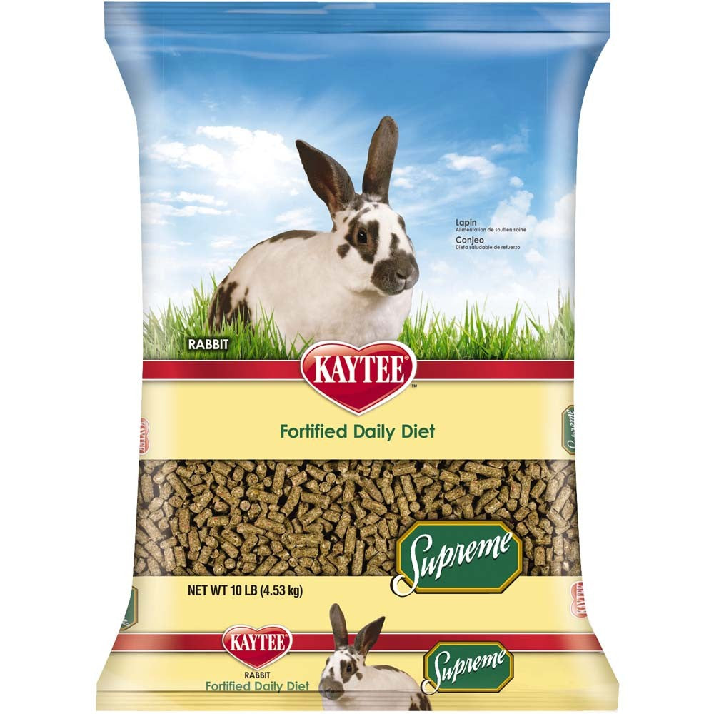 Kaytee Supreme Rabbit Food 1ea/10 lb for your Pet Small Animal with Pet Store X.