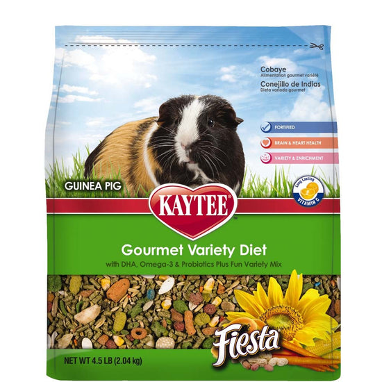 Kaytee Fiesta Guinea Pig Food 1ea/45 lb for your Pet Small Animal with Pet Store X.