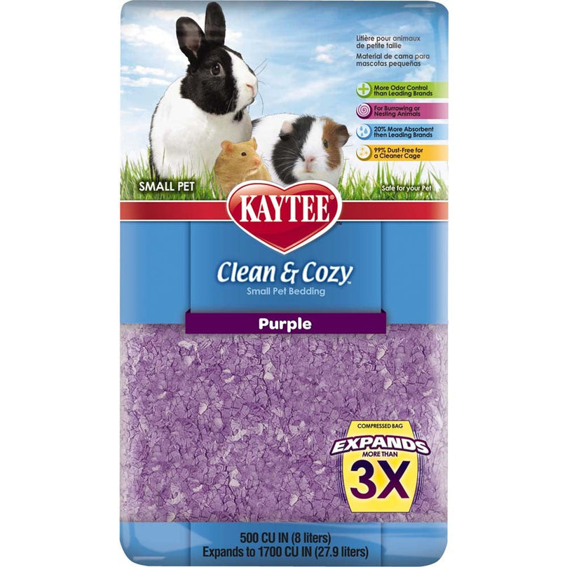 Kaytee Clean & Cozy Purple Purple 1ea/246 l for your Pet Small Animal with Pet Store X.