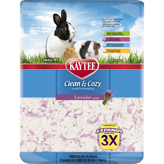 Kaytee Clean & Cozy Lavender Bedding 1ea/492 l for your Pet Small Animal with Pet Store X.