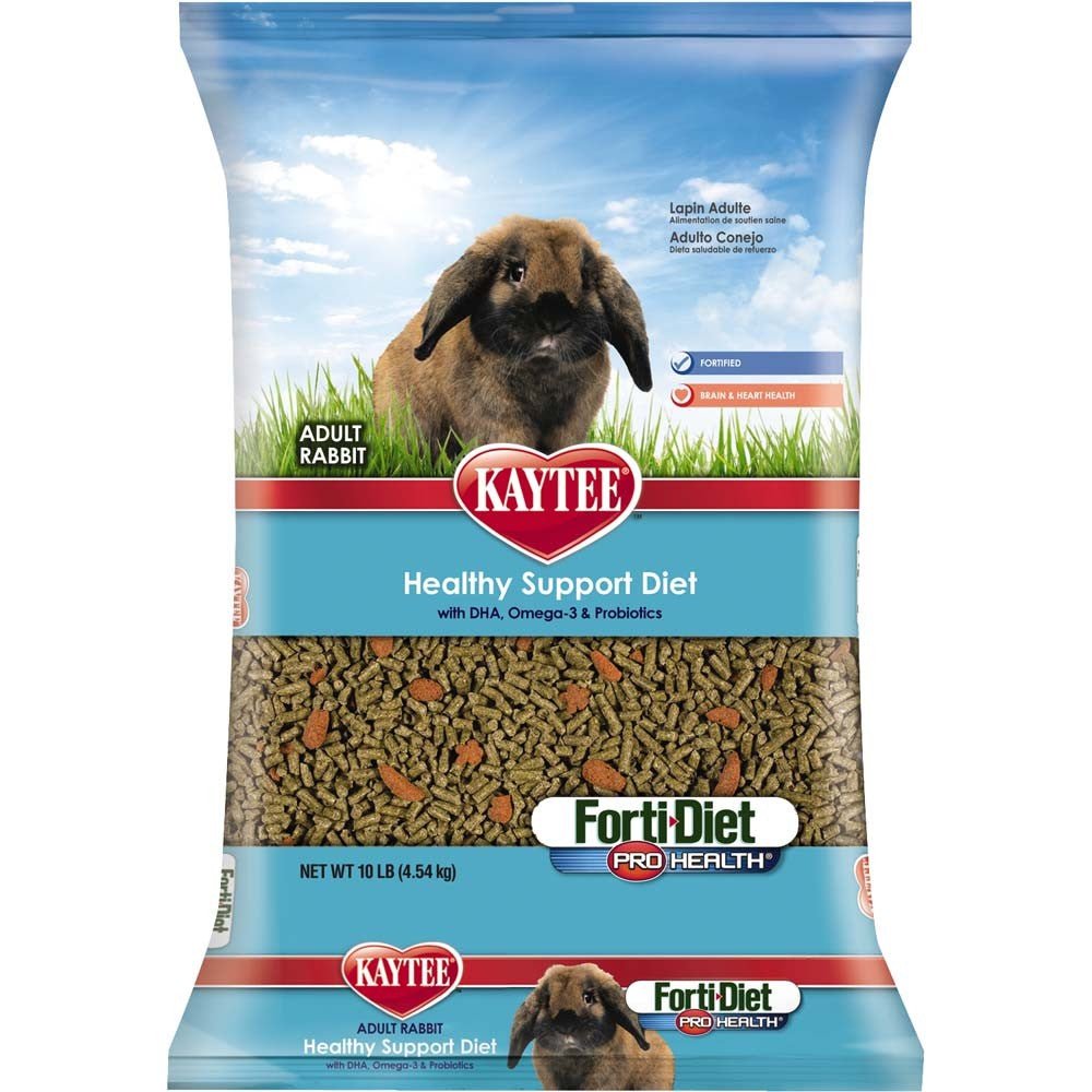 Kaytee Pro Health Adult Rabbit Food 1ea/10 lb for your Pet Small Animal with Pet Store X.