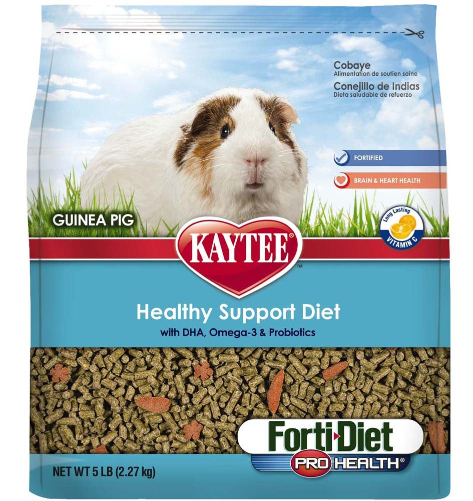 Kaytee Forti Diet Pro Health Guinea Pig Food 1ea/5 lb for your Pet Small Animal with Pet Store X.