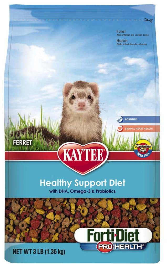 Kaytee Pro Health Ferret Food 1ea/3 lb for your Pet Small Animal with Pet Store X.