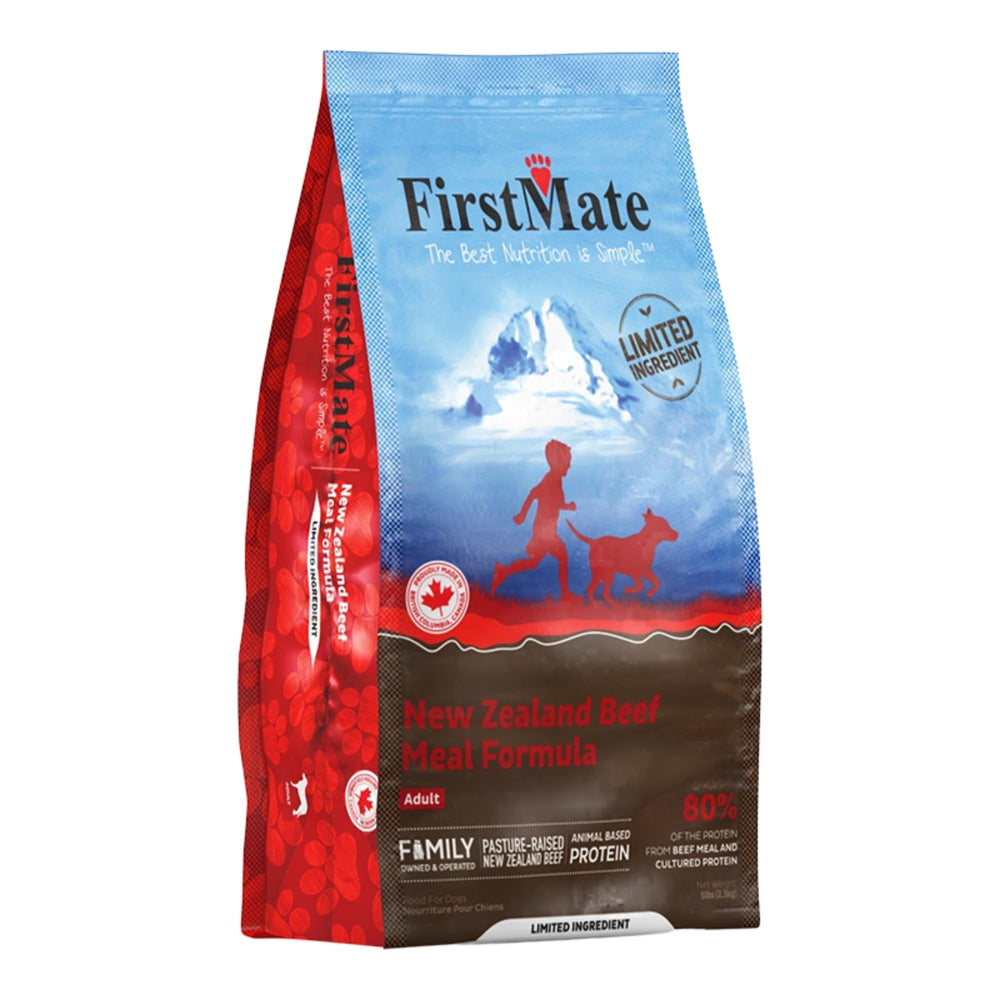 Firstmate Dog Limited Ingredient Grain Free New Zealand Beef Meal 5Lb for your Pet Dog with Pet Store X!