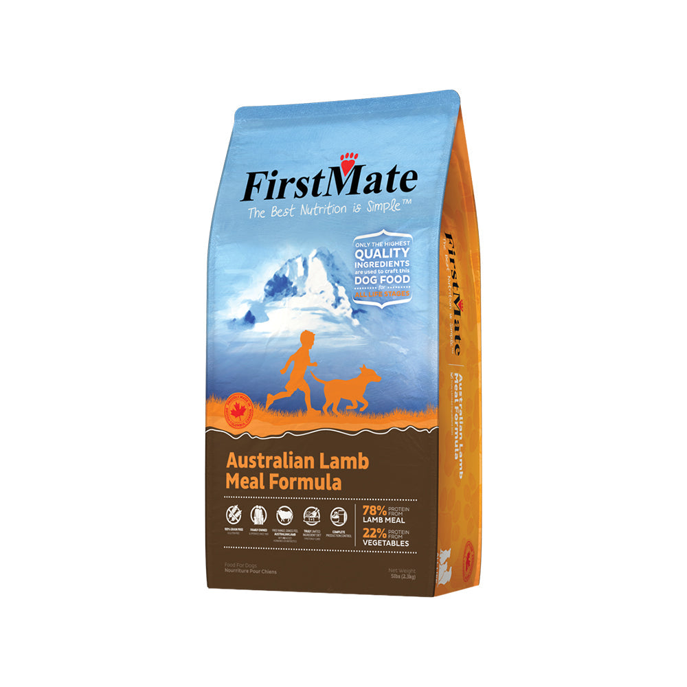 Firstmate Dog Limited Ingredient Grain Free Australian Lamb 5Lb for your Pet Dog with Pet Store X!