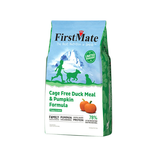 Firstmate Dog Limited Ingredient Grain Free Duck & Pumpkin 5Lb for your Pet Dog with Pet Store X!