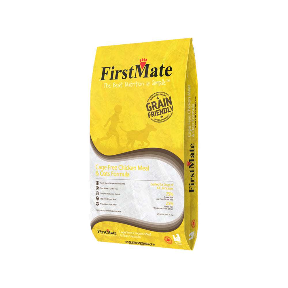 Firstmate Dog Grain Friendly Chicken Meal & Oats 5Lb for your Pet Dog with Pet Store X!