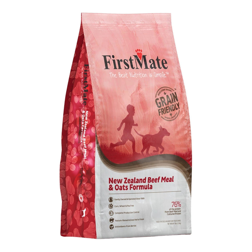 Firstmate Dog Limited Ingredient New Zealand Beef & Oat 5Lb for your Pet Dog with Pet Store X!