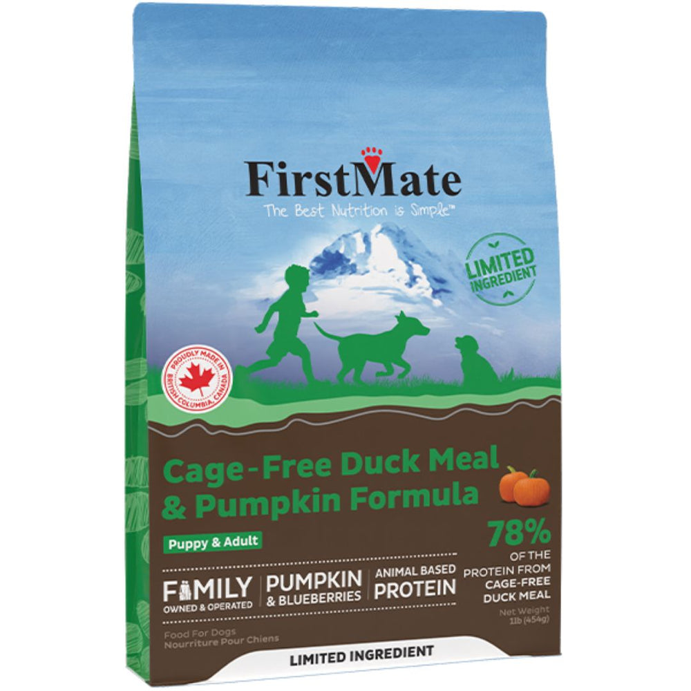 Firstmate Dog Limited Ingredient Grain Free Duck Pumpkin 1Lb