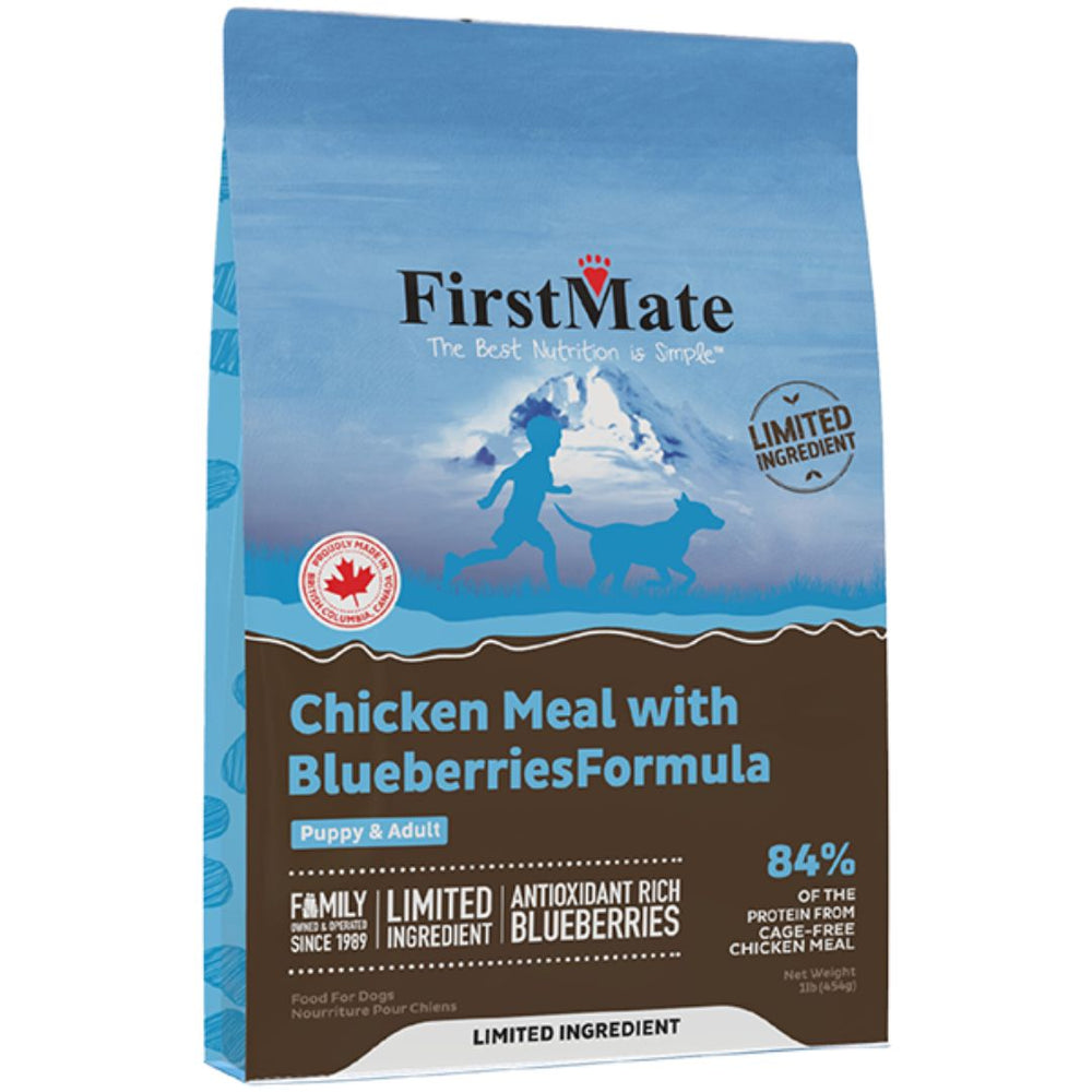 Firstmate Dog Limited Ingredient Grain Free Chicken Blueberry 1Lb