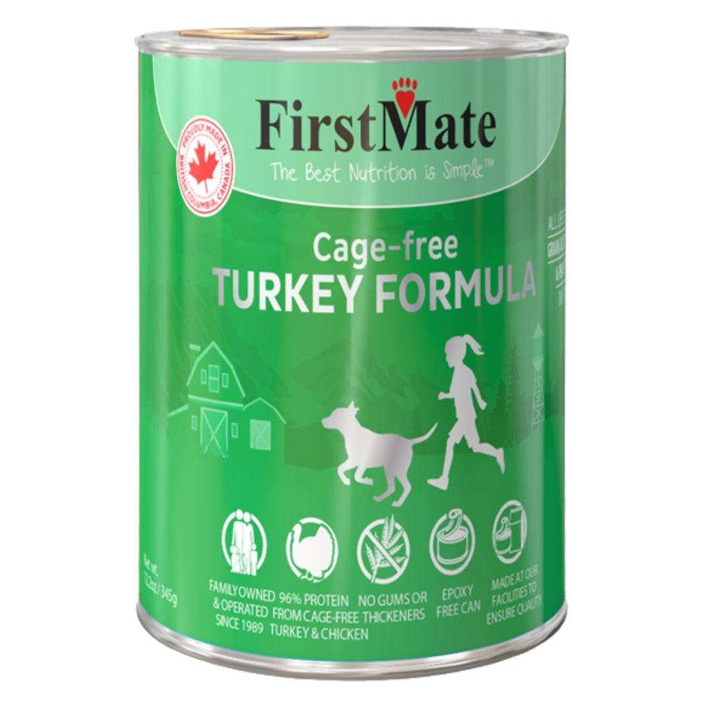 Firstmate Dog Limited Ingredient Grain Free Turkey 12.2oz. (Case of 12)