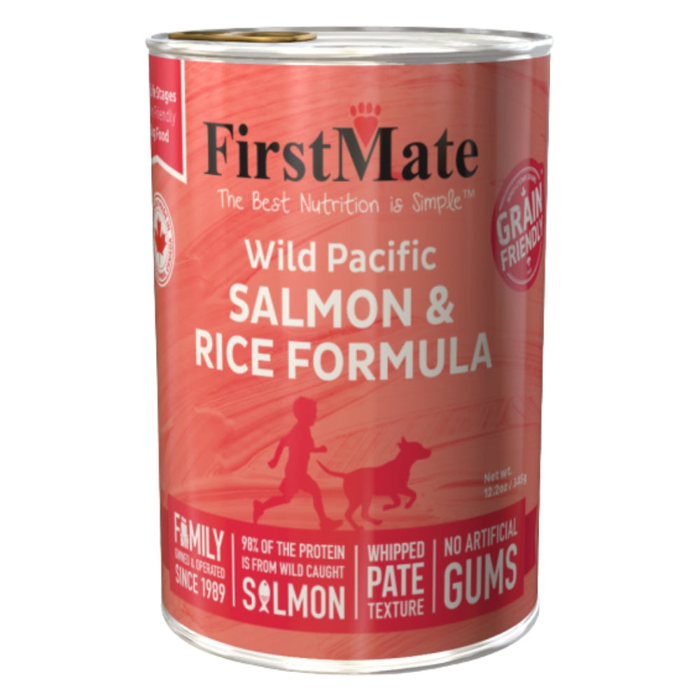 Firstmate Dog Grain Friendlysalmon & Rice Formula 122oz (Case of 12) for your Pet Dog with Pet Store X!