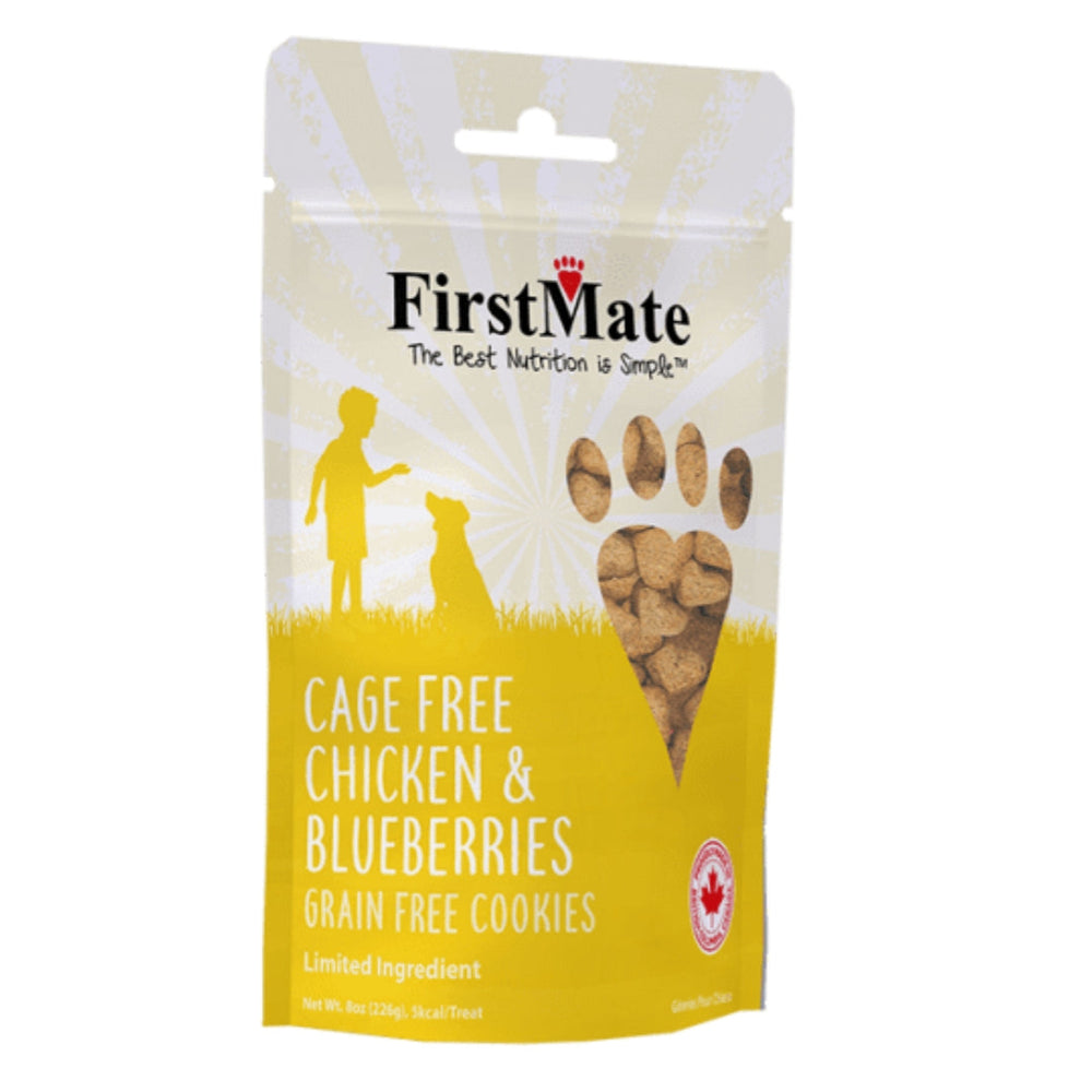 Firstmate Dog Limited Ingredient Grain Free Chicken Blueberry Treat 10Lb. Bulk